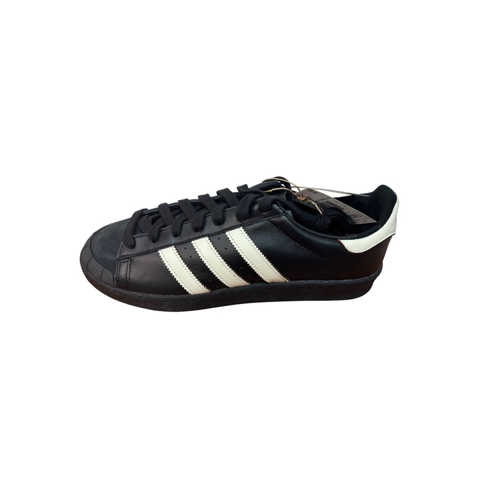 Adidas Jabbar Half Shell Low Black White Sneakers Mens 11.5 Womens 12.5 Shoes